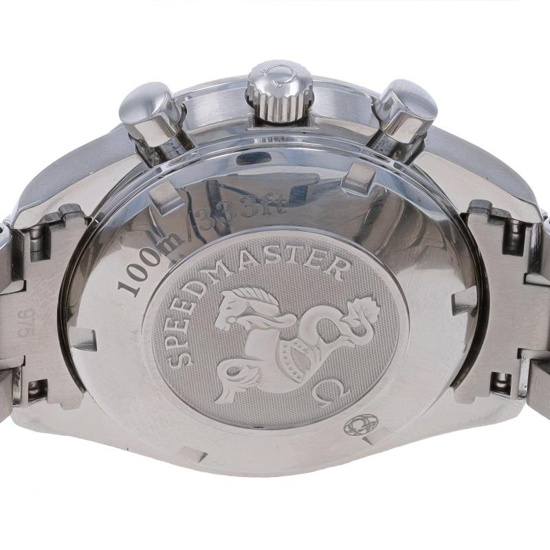 Omega Speedmaster Day-Date Men's Watch 3221.30.00 - Stainless Automatic 1YrWnty For Sale 4