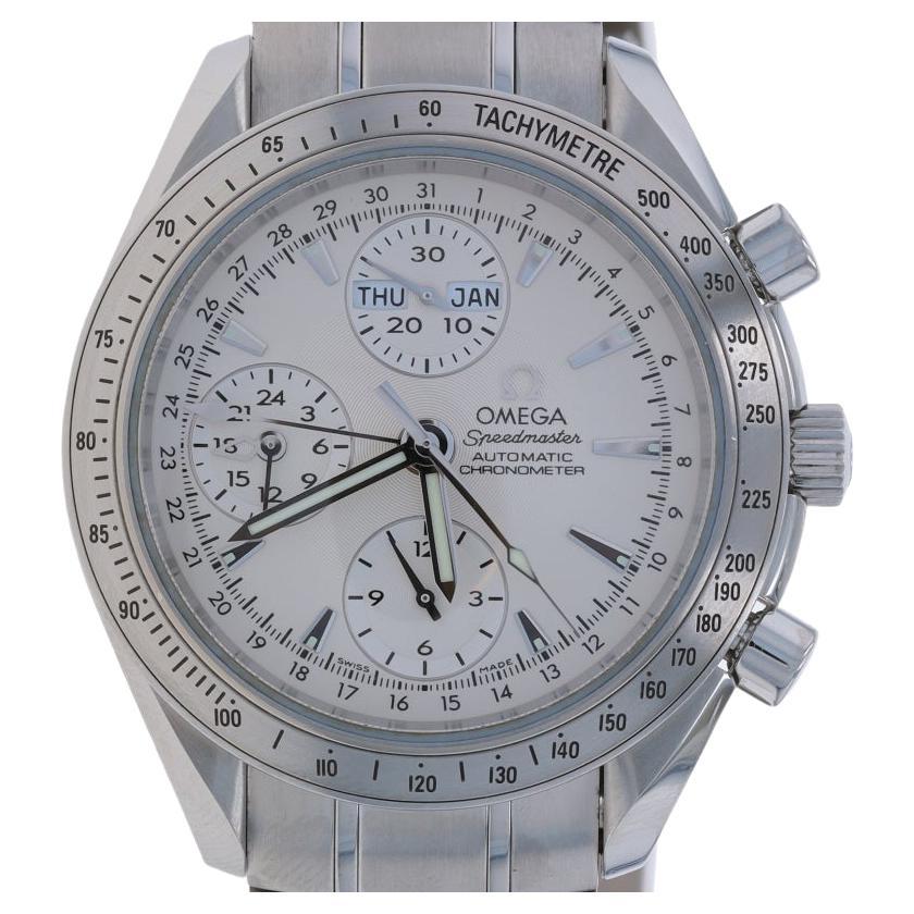 Omega Speedmaster Day-Date Men's Watch 3221.30.00 - Stainless Automatic 1YrWnty