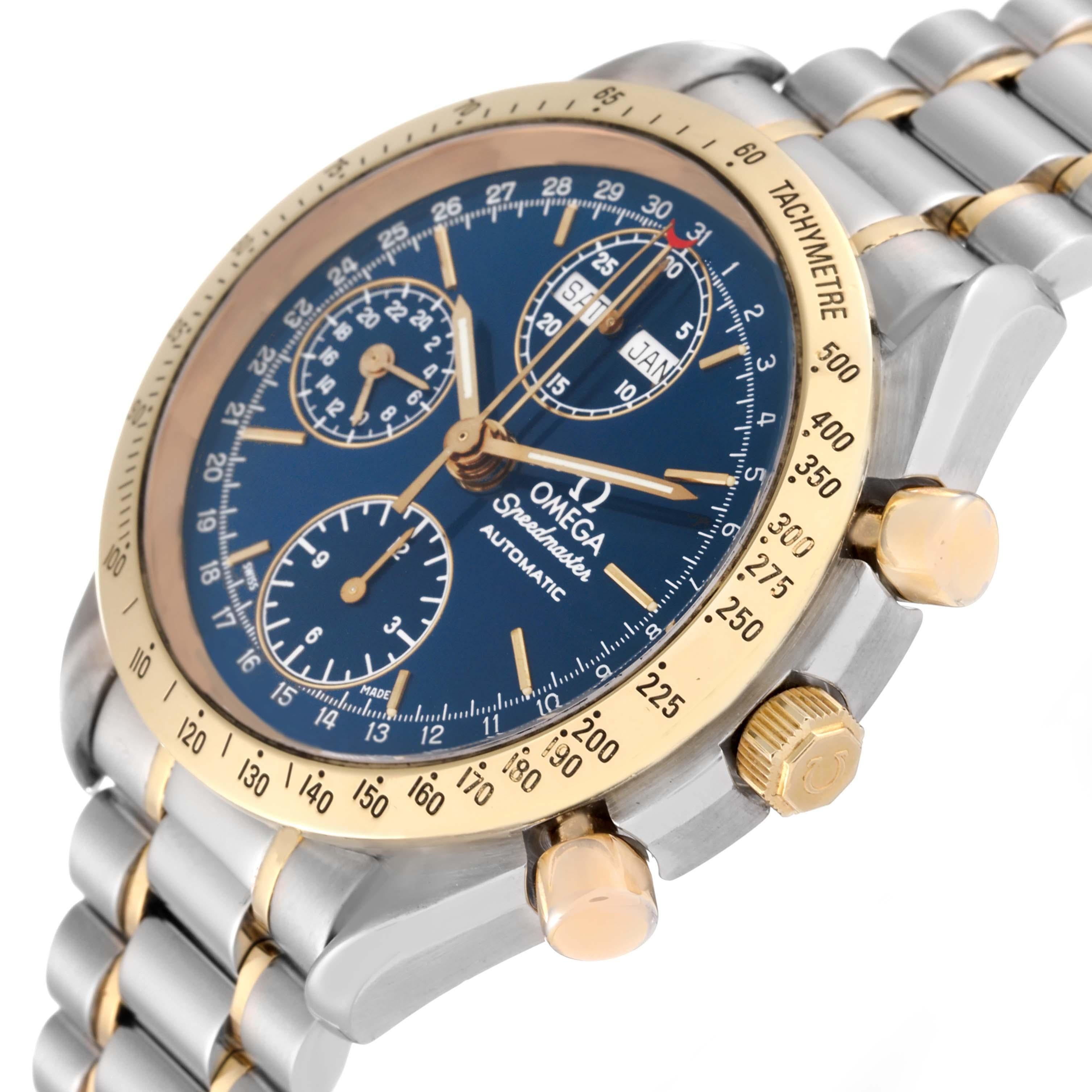 omega speedmaster gold and steel