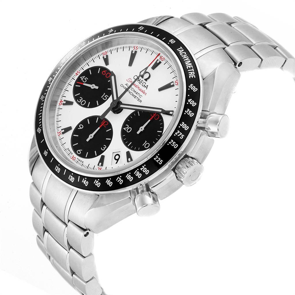 omega speedmaster white face