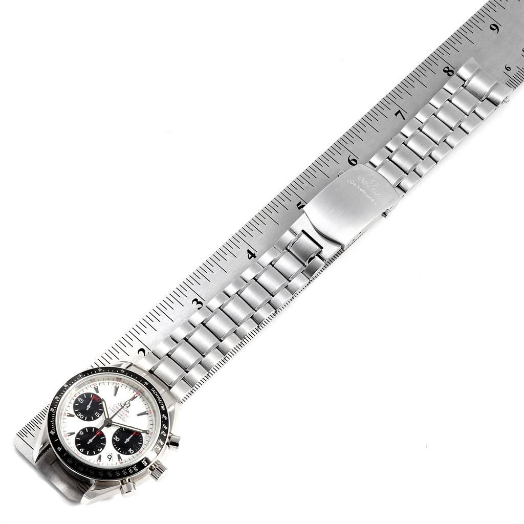 Omega Speedmaster Day Date White Dial Watch 323.30.40.40.04.001 For Sale 2