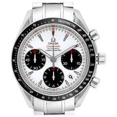 Omega Speedmaster Day Date White Dial Watch 323.30.40.40.04.001