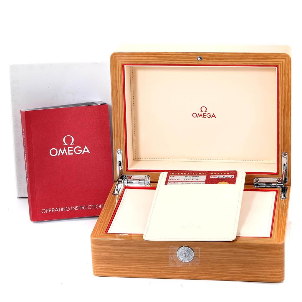 Omega Speedmaster Exhibition Case Back Moon Watch 3573.50.00 Box Card 4