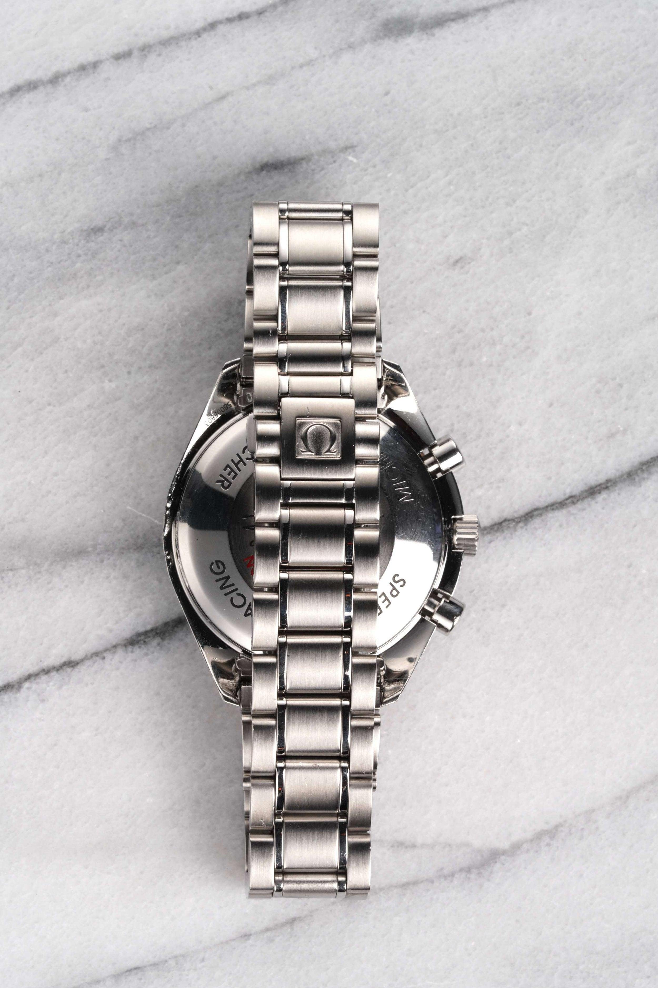 Omega Speedmaster Grünes Kohlefaser-Zifferblatt, 2001 im Zustand „Gut“ im Angebot in New York, NY