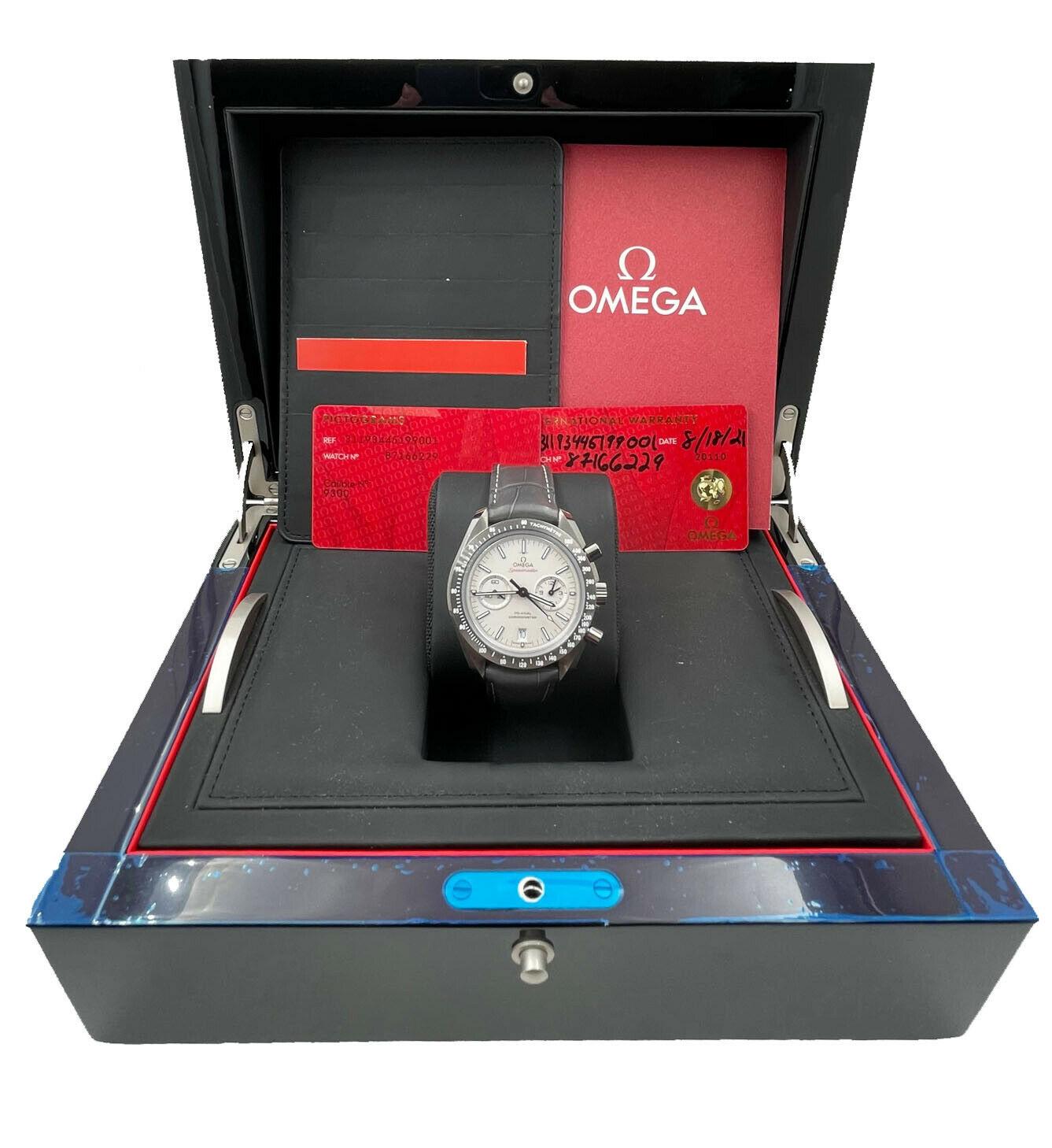 Omega Speedmaster Grey Side of the Moon 311.93.44.51.99.001 Box Paper 2021 For Sale 1