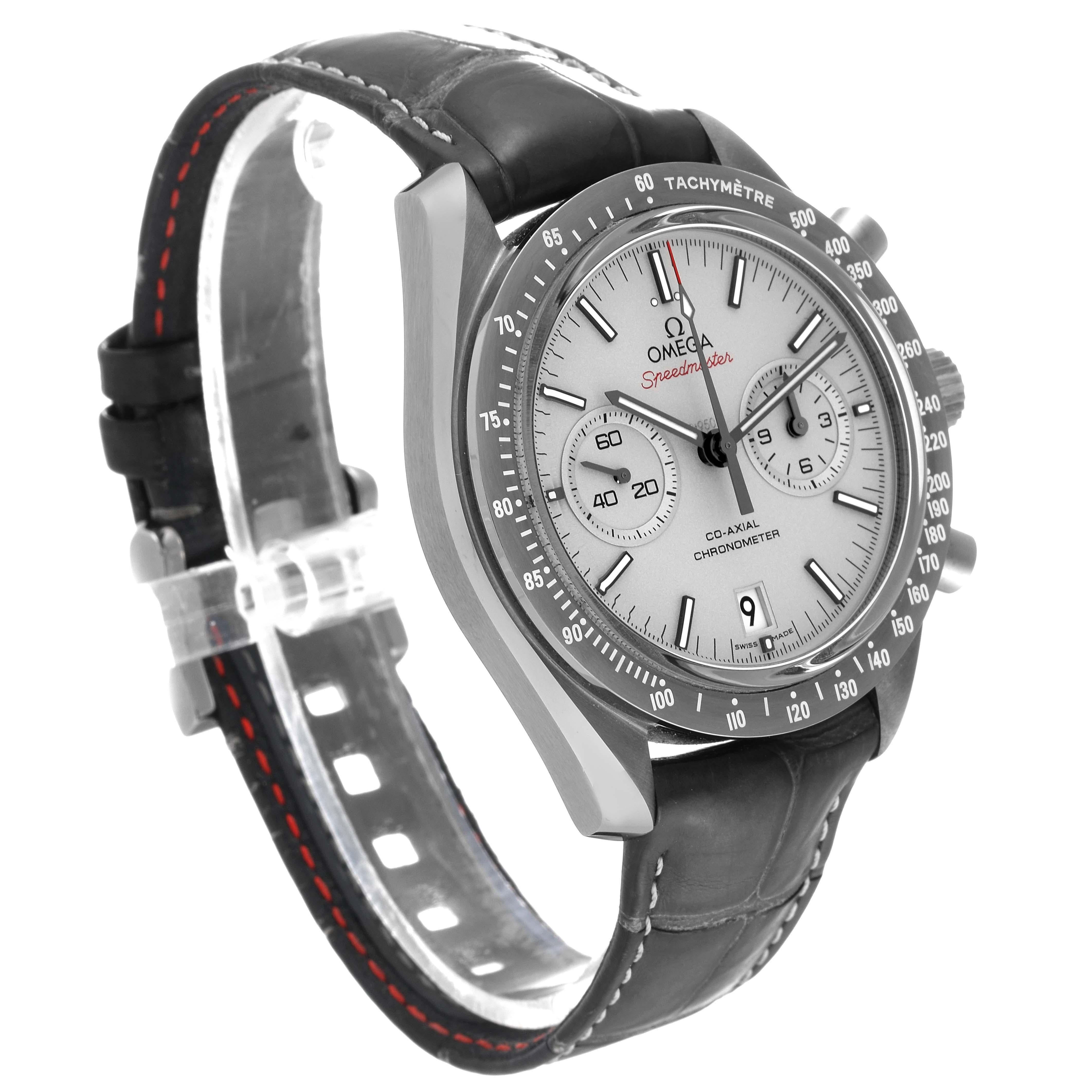 Omega Speedmaster Grey Side of the Moon Ceramic Mens Watch 311.93.44.51.99.001 For Sale 1