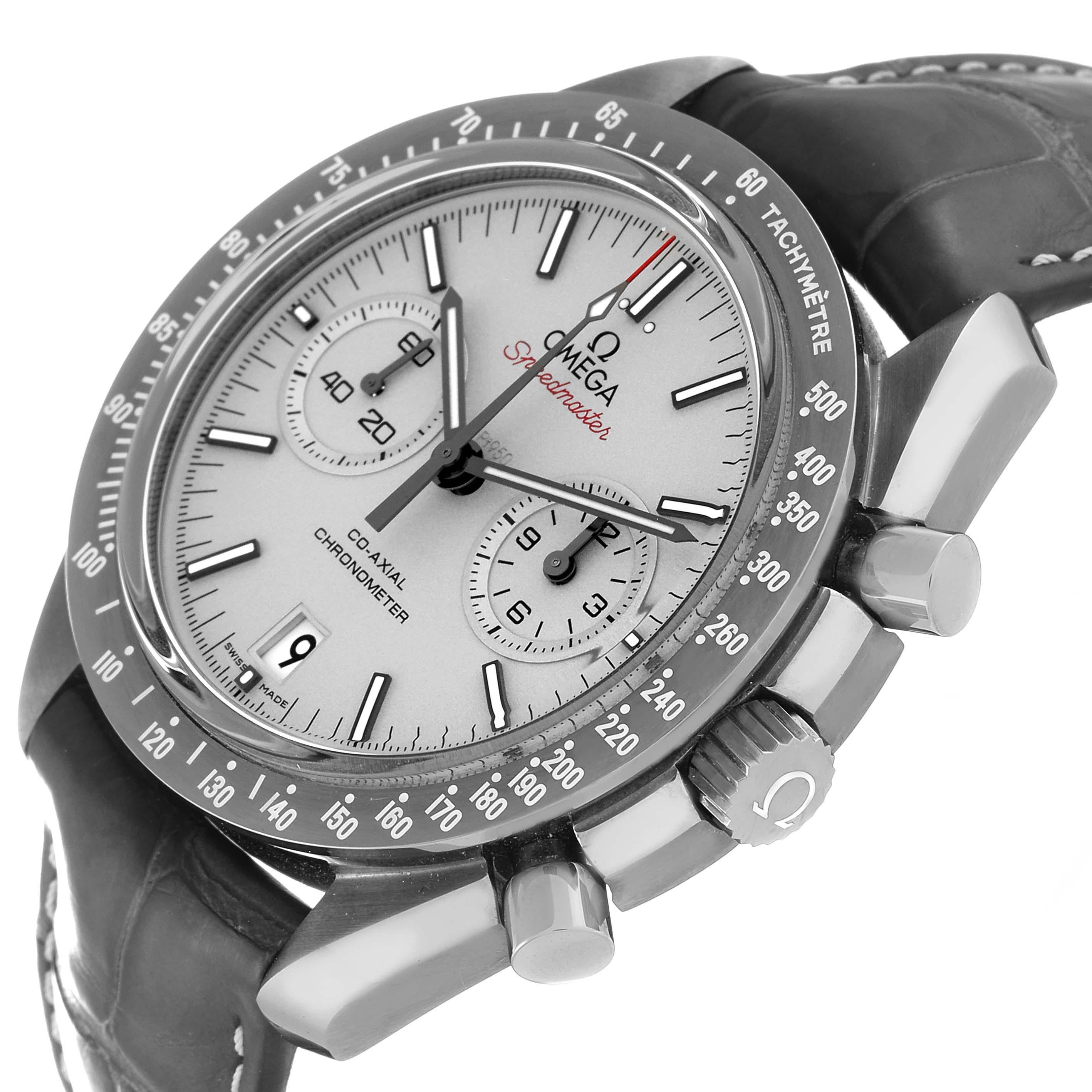 Omega Speedmaster Grey Side of the Moon Ceramic Mens Watch 311.93.44.51.99.001 For Sale 2