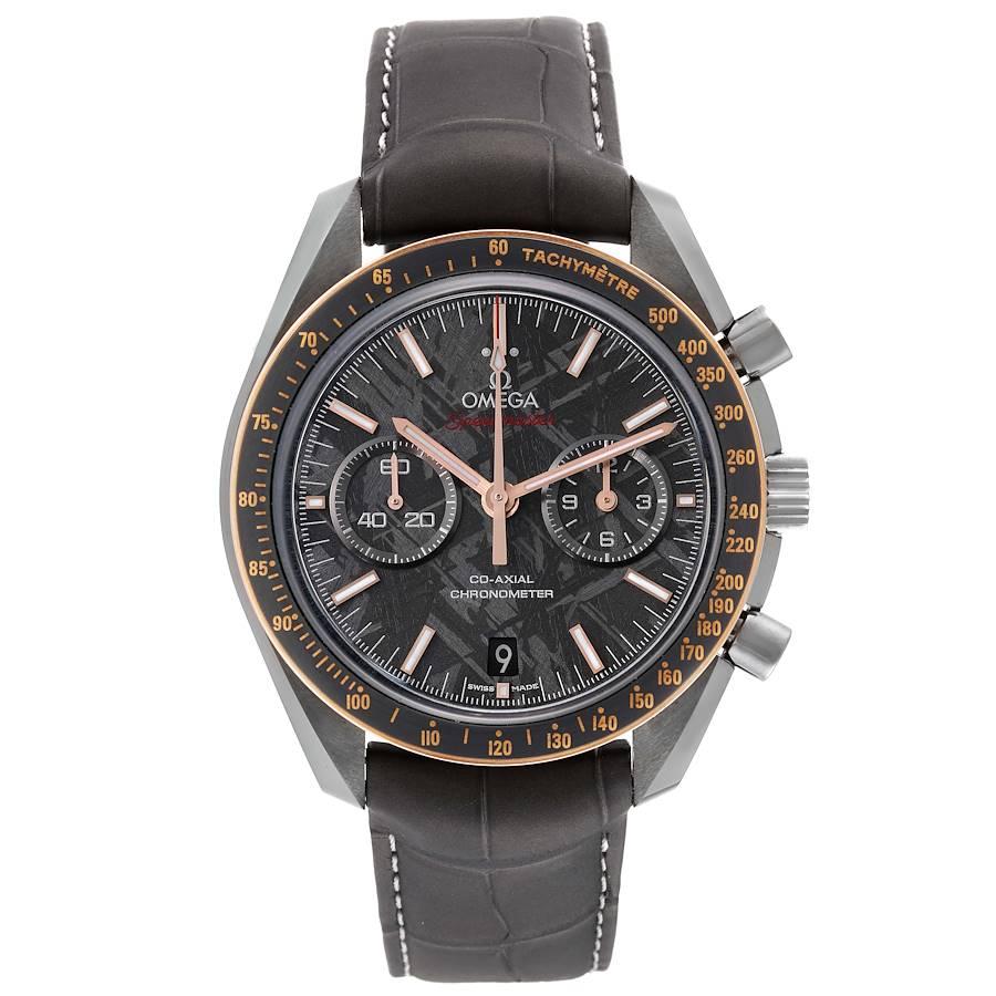 Omega Speedmaster Grey Side of the Moon Herrenuhr 311.63.44.51.99.001 Box-Karte. Automatisches Chronographenwerk mit Automatikaufzug, Säulenradmechanismus und Co-Axial Hemmung für höhere Präzision, Stabilität und Langlebigkeit des Uhrwerks.