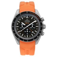 Omega Montre Speedmaster HB-SIA GMT avec chronographe en titane pour hommes 321.92.44,52.01.003