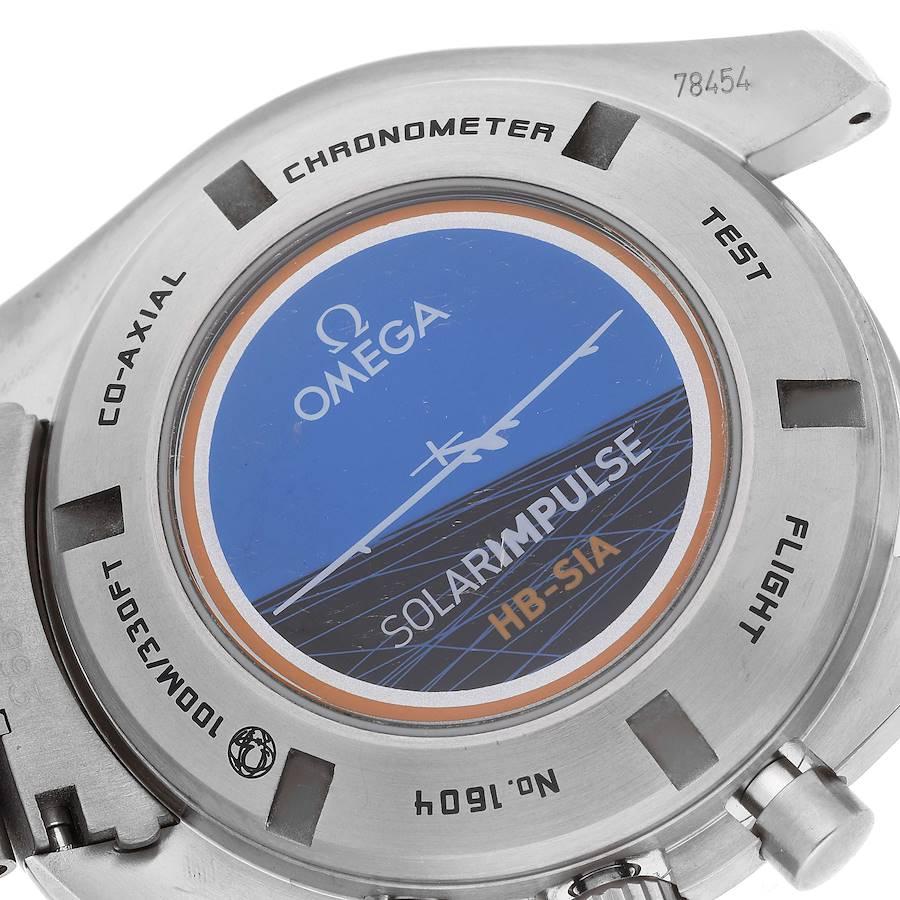 Omega Speedmaster HB-SIA GMT Titanium Watch 321.90.44.52.01.001 Box Card In Excellent Condition In Atlanta, GA