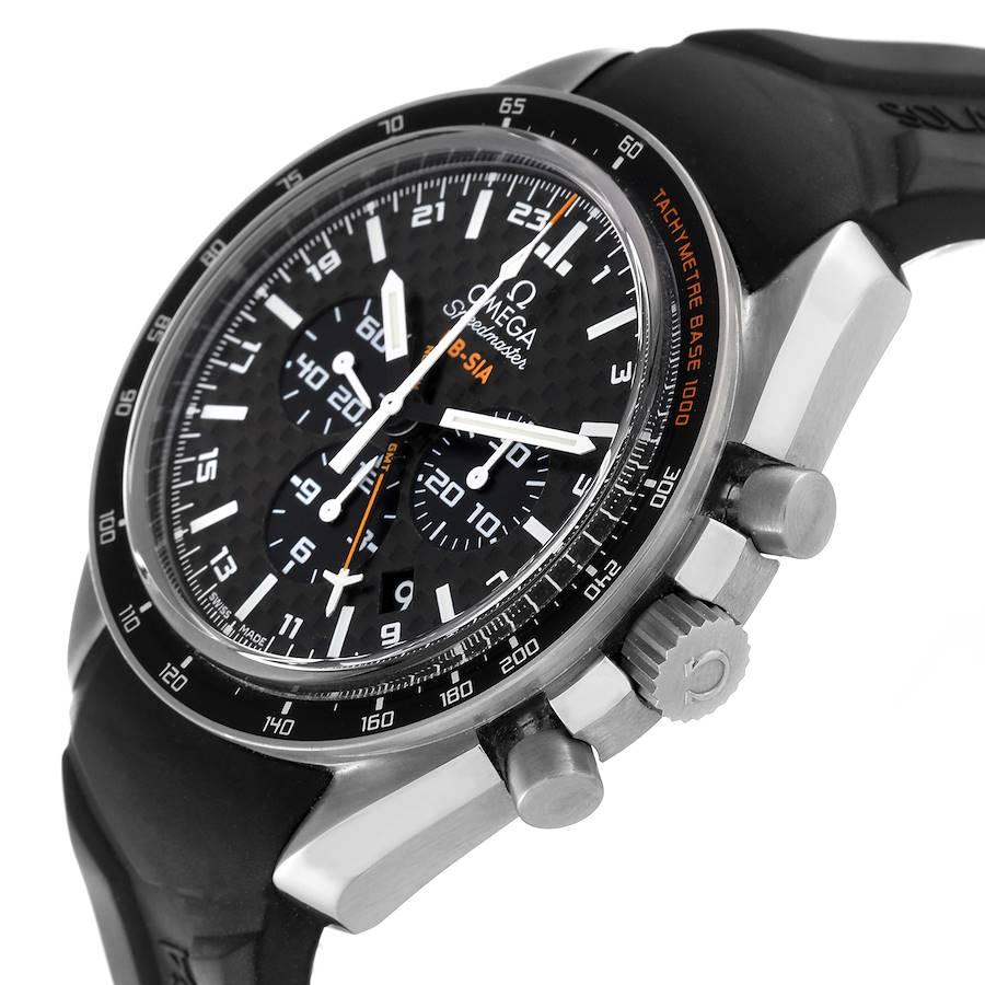Omega Speedmaster HB-SIA GMT Orologio in titanio 321.92.44.52.01.001 Scheda Box 1