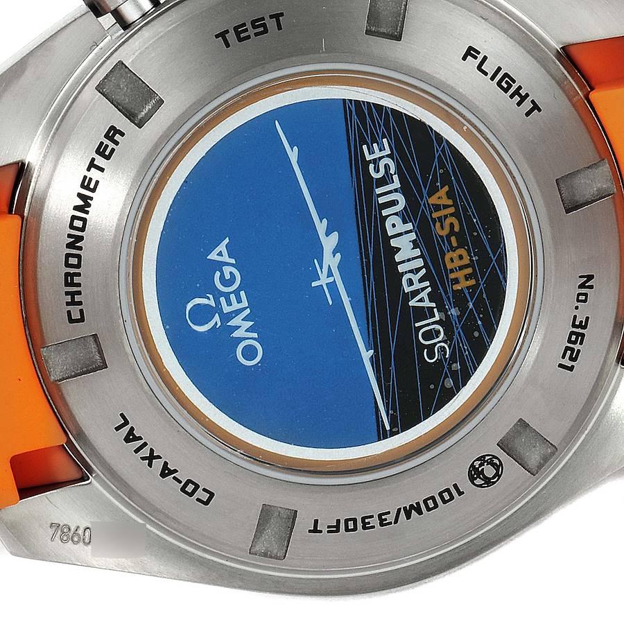 Omega Speedmaster HB-SIA GMT Titanium Watch 321.92.44.52.01.003 Box Card For Sale 2