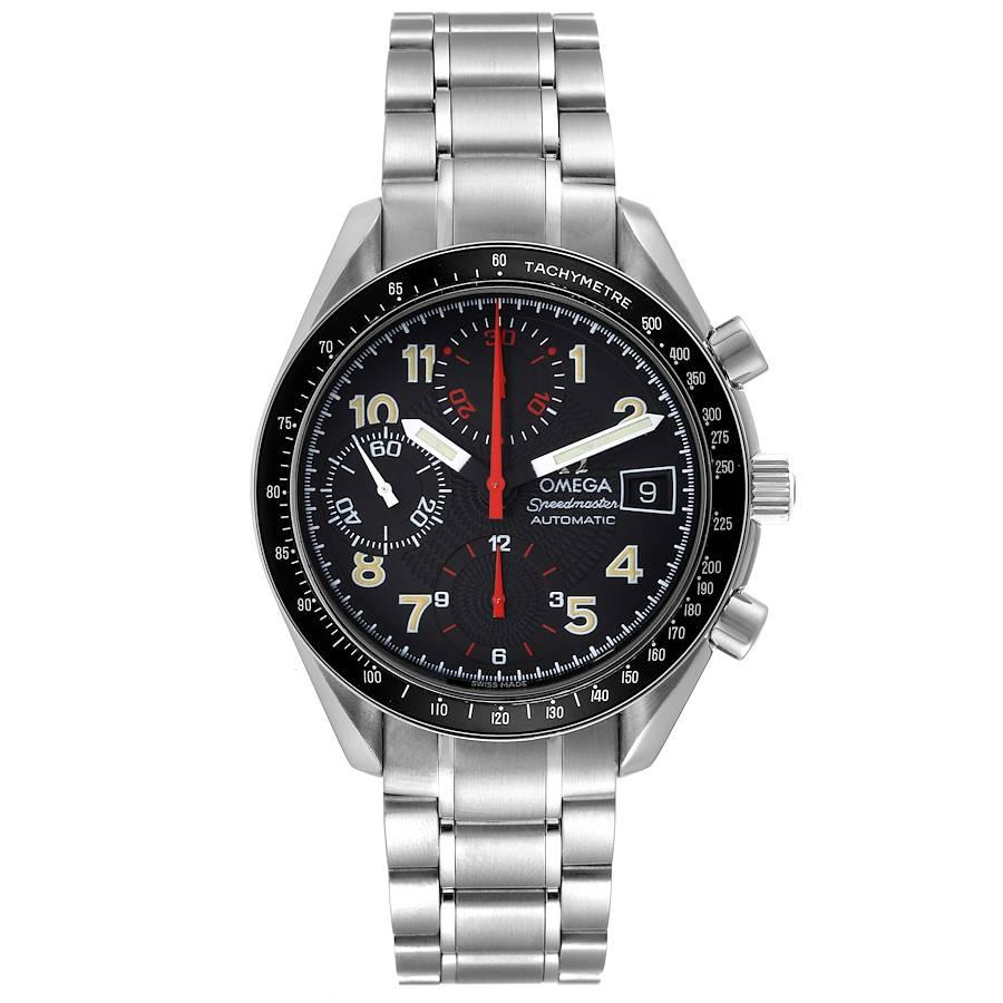 Omega Speedmaster Japanese Market Limited Edition Stahl Herrenuhr 3513.53.00. Automatisches Chronographenwerk mit Selbstaufzug. Kaliber 1152. Gehäuse aus Edelstahl mit einem Durchmesser von 39.0 mm. Omega-Logo auf der Krone. Lünette aus Edelstahl