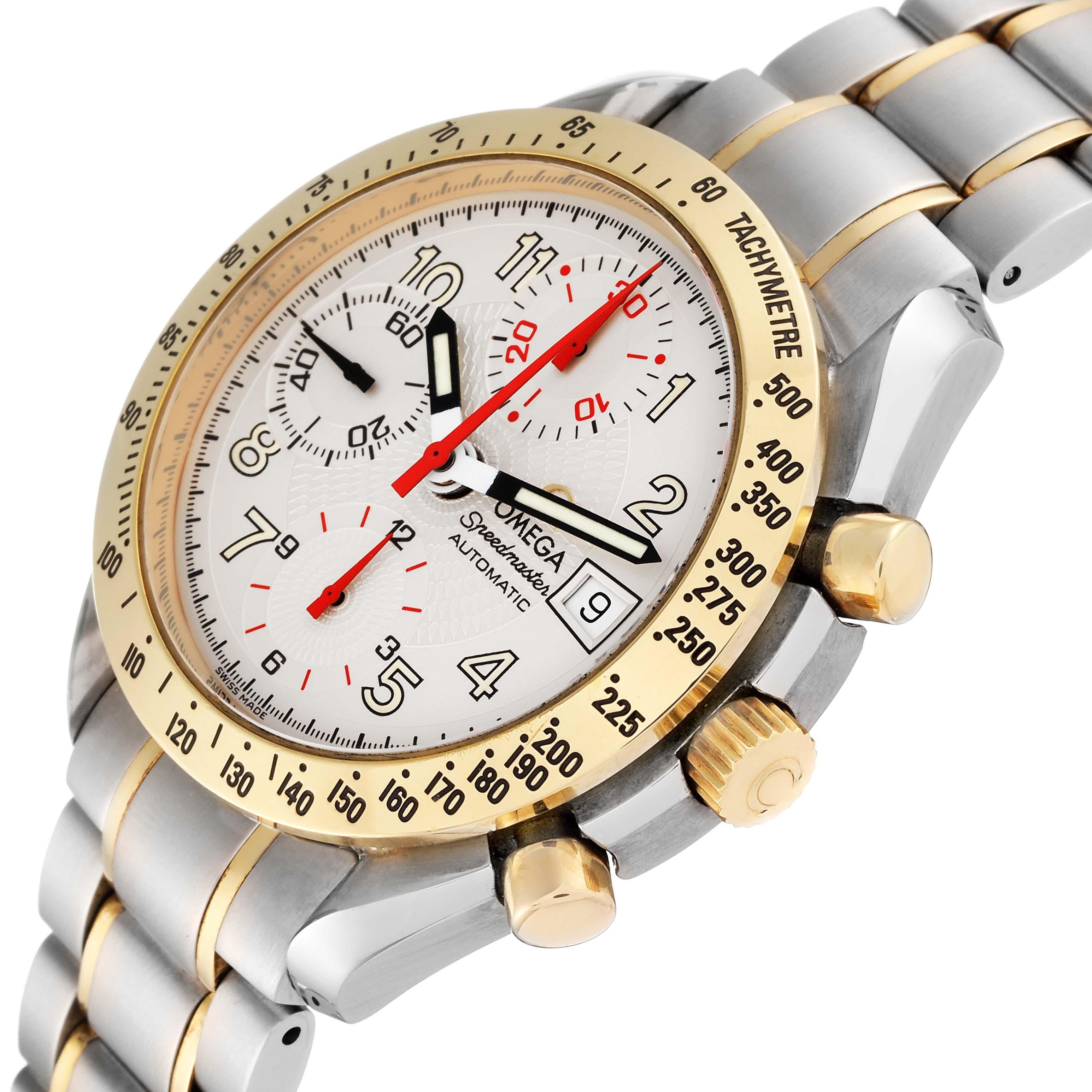 Omega Speedmaster Japanese Market Limited Edition Steel Yellow Gold Mens Watch 1