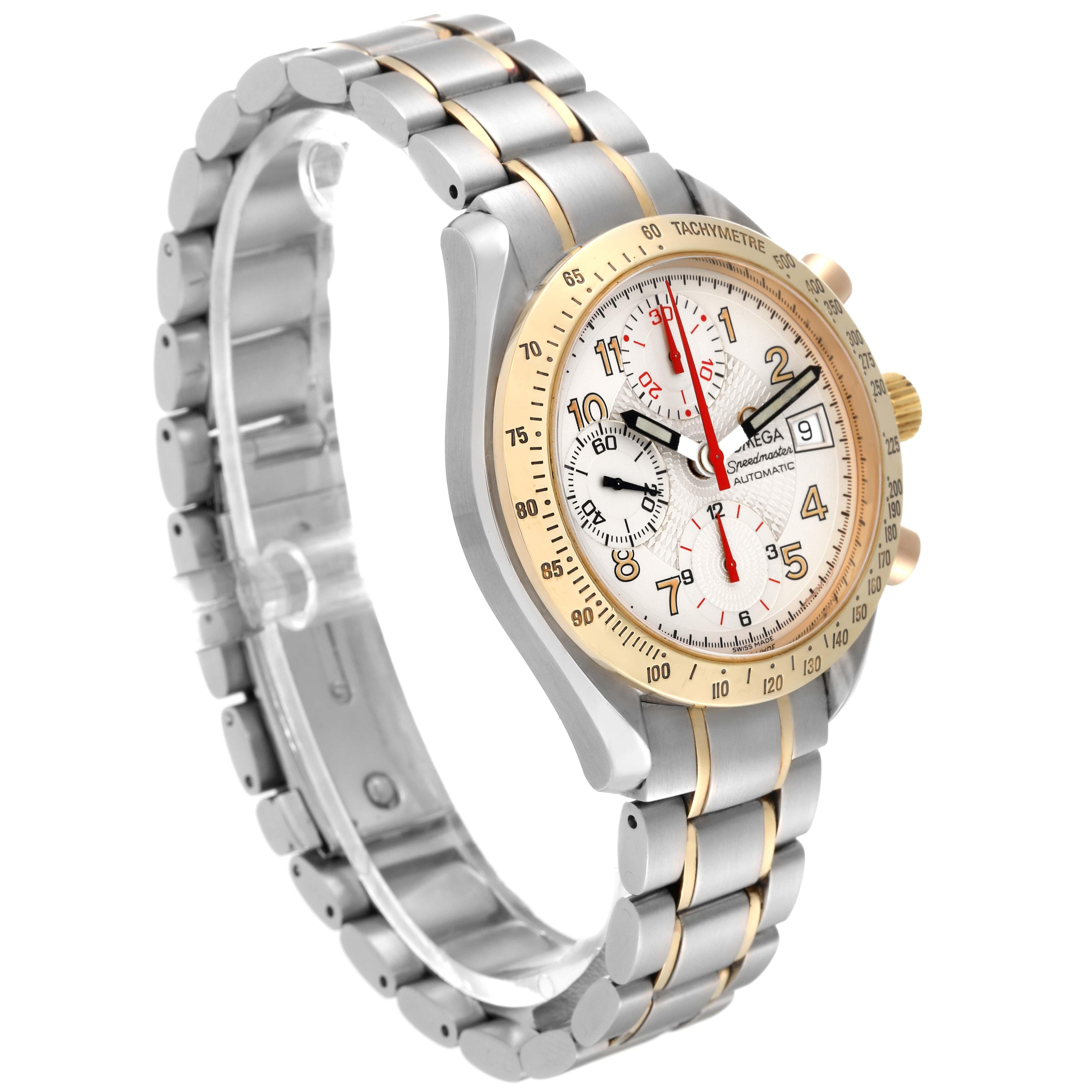 Omega Speedmaster Japanese Market Limited Edition Steel Yellow Gold Mens Watch 4