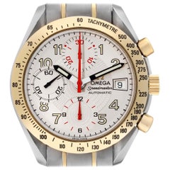 Omega Speedmaster Japanese Market Limited Edition Steel Yellow Gold Mens Watch