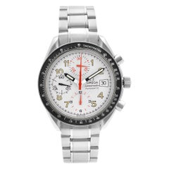 Omega Speedmaster Mark 40 Chronograph Steel White Dial Mens Watch 3513.33.00