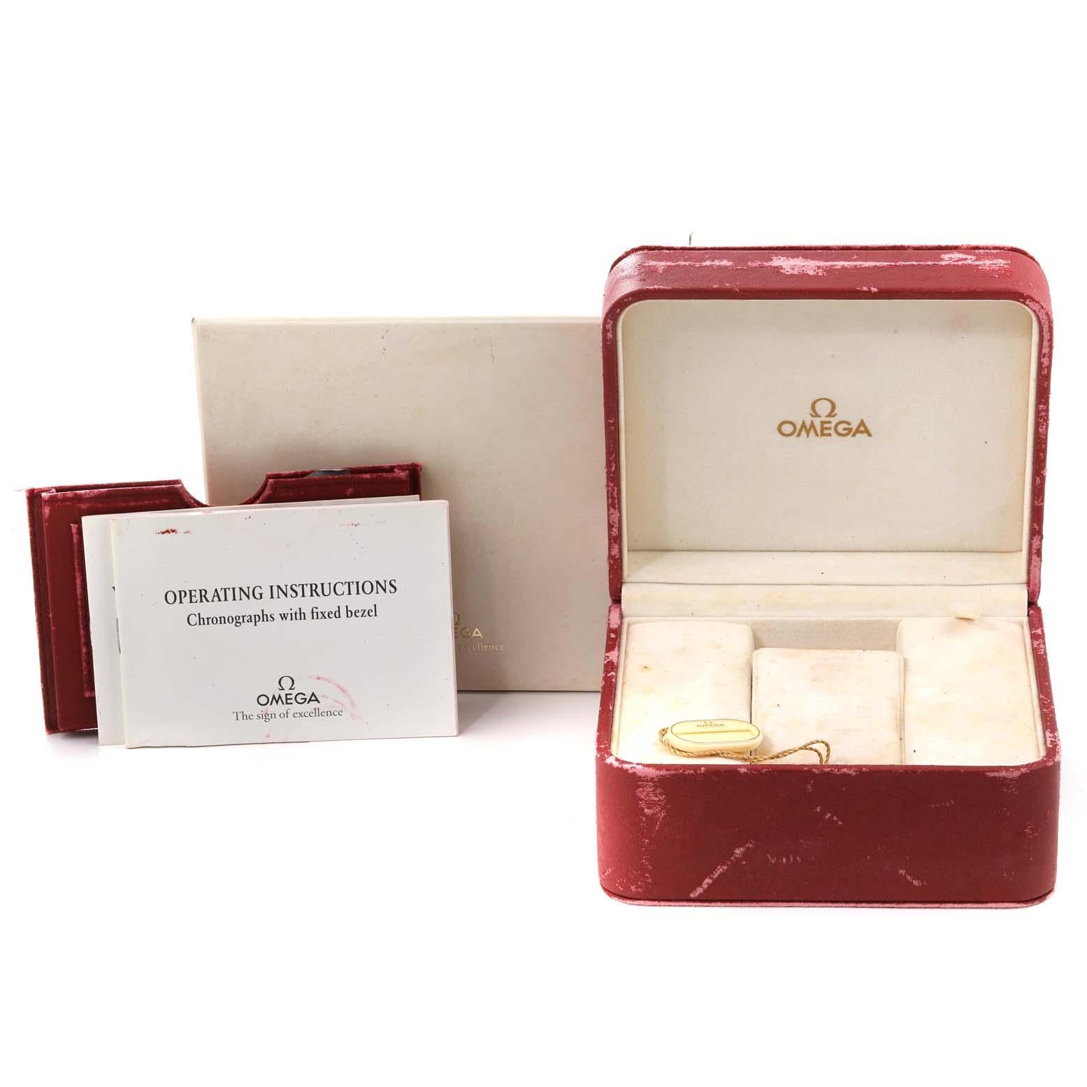 Omega Speedmaster Mark 40 Steel Yellow Gold Automatic Mens Watch 3313.53.00 3