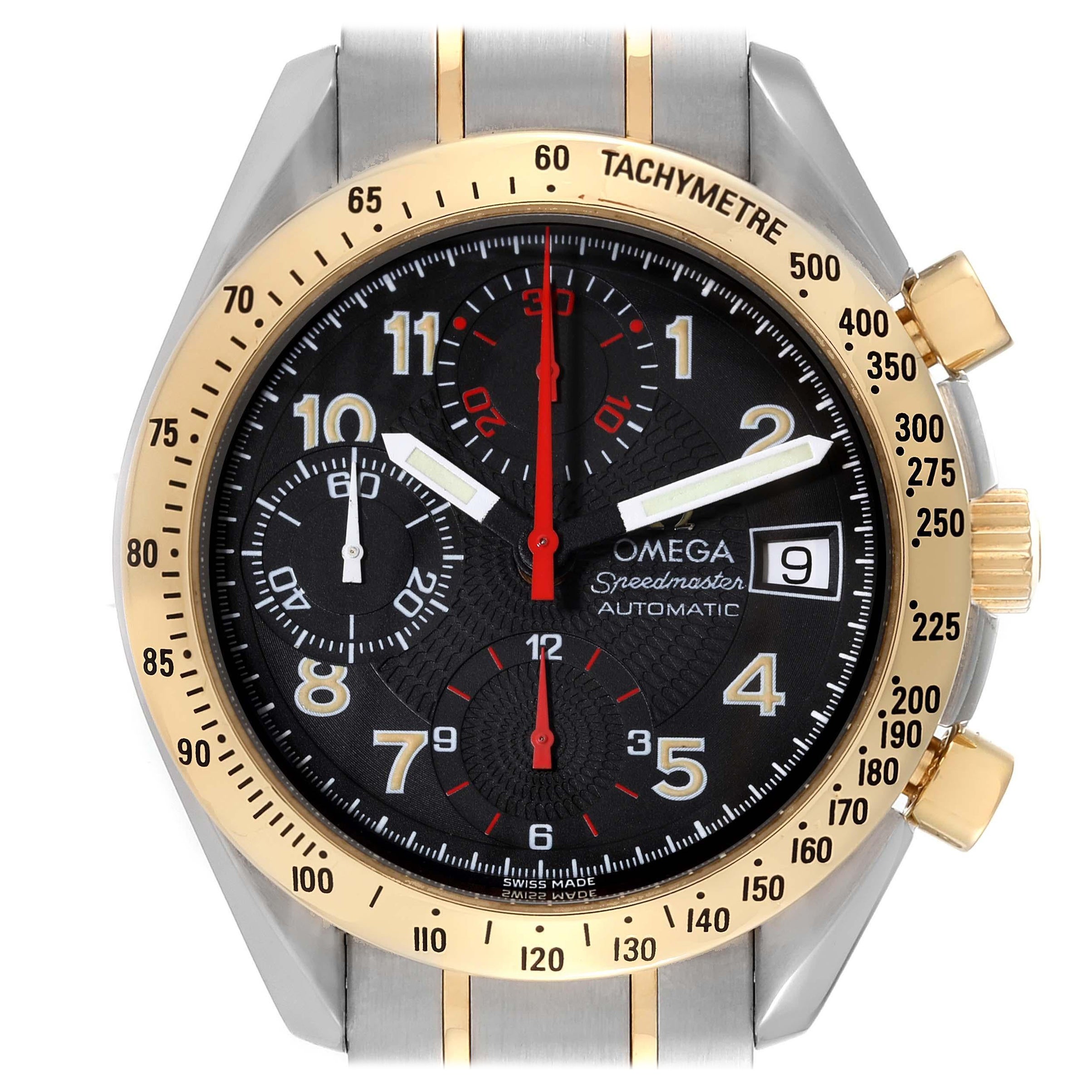 Omega Speedmaster Mark 40 Steel Yellow Gold Automatic Mens Watch 3313.53.00