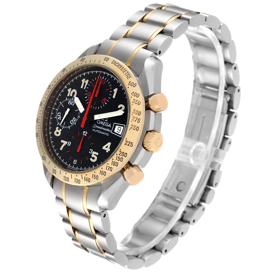 Omega Speedmaster Mark 40 Stahl-Gelbgold-Automatikuhr 3313,53,00 Karte Herren im Angebot