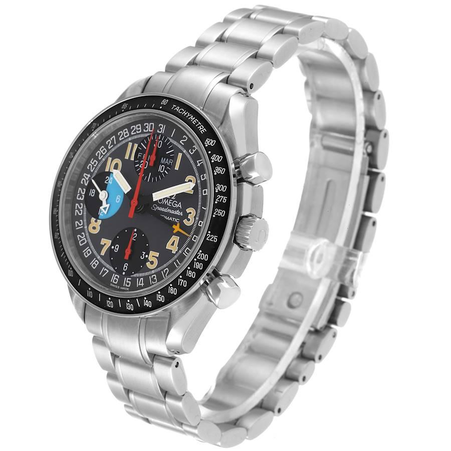 Omega Speedmaster Mark 40 Dreifach Kalender Stahl-Herrenuhr 3520,53,00 im Angebot 1