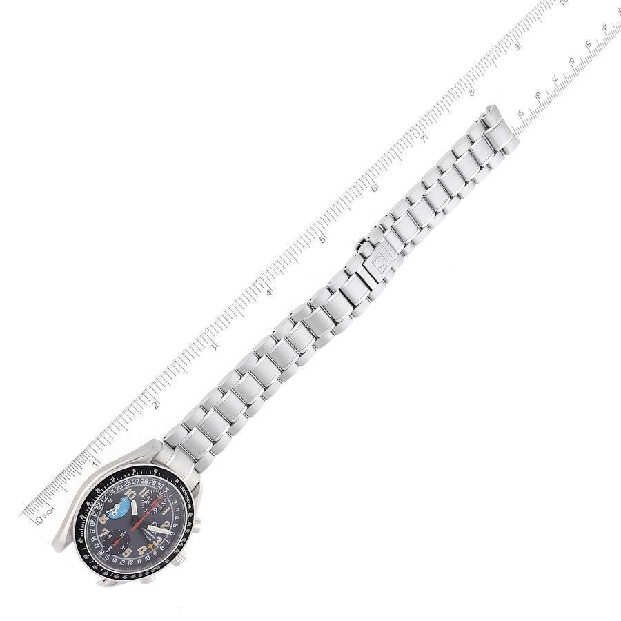 Omega Speedmaster Mark 40 Dreifach Kalender Stahl-Herrenuhr 3520,53,00 im Angebot 5