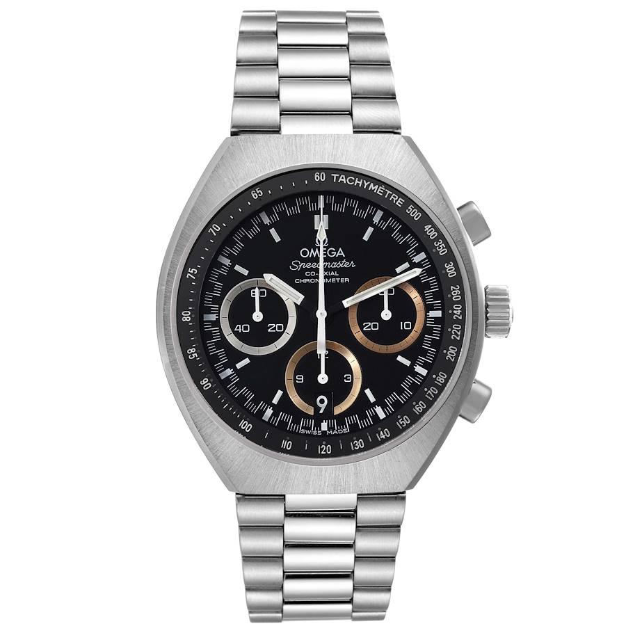 Omega Speedmaster Mark II Rio 2016 LE Mens Watch 522.10.43.50.01.001 Card. Officially sertified chronometr automatic winding chronograph movement with column-wheel mechanism and Co-Axial escapement. Free sprung-balance equipped with Si14 silicon