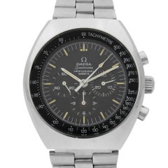 Omega Speedmaster Mark II Steel Black Dial Hand Wind Men's Vintage Watch 145.014