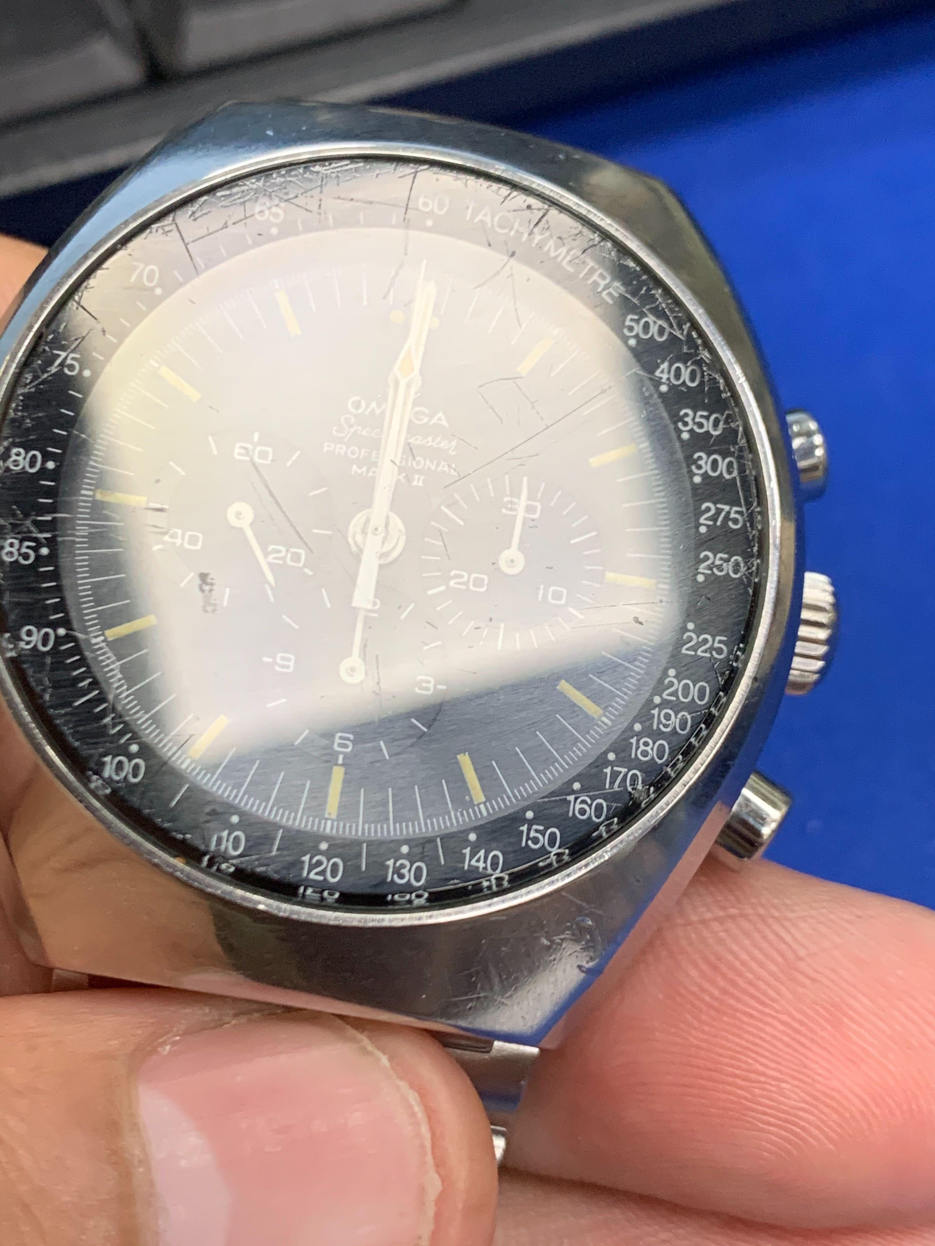 Omega Speedmaster Mark II Steel Black Dial Hand Wind Men's Vintage Watch 145.014 2