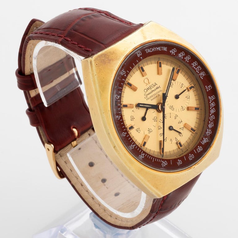 omega speedmaster mark ii gold