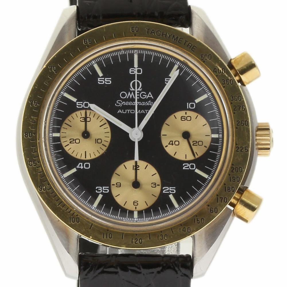 omega speedmaster reduced two tone