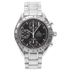 Omega Montre Speedmaster Michael Schumacher en acier avec cadran noir et cadran pour hommes 3519,50.00