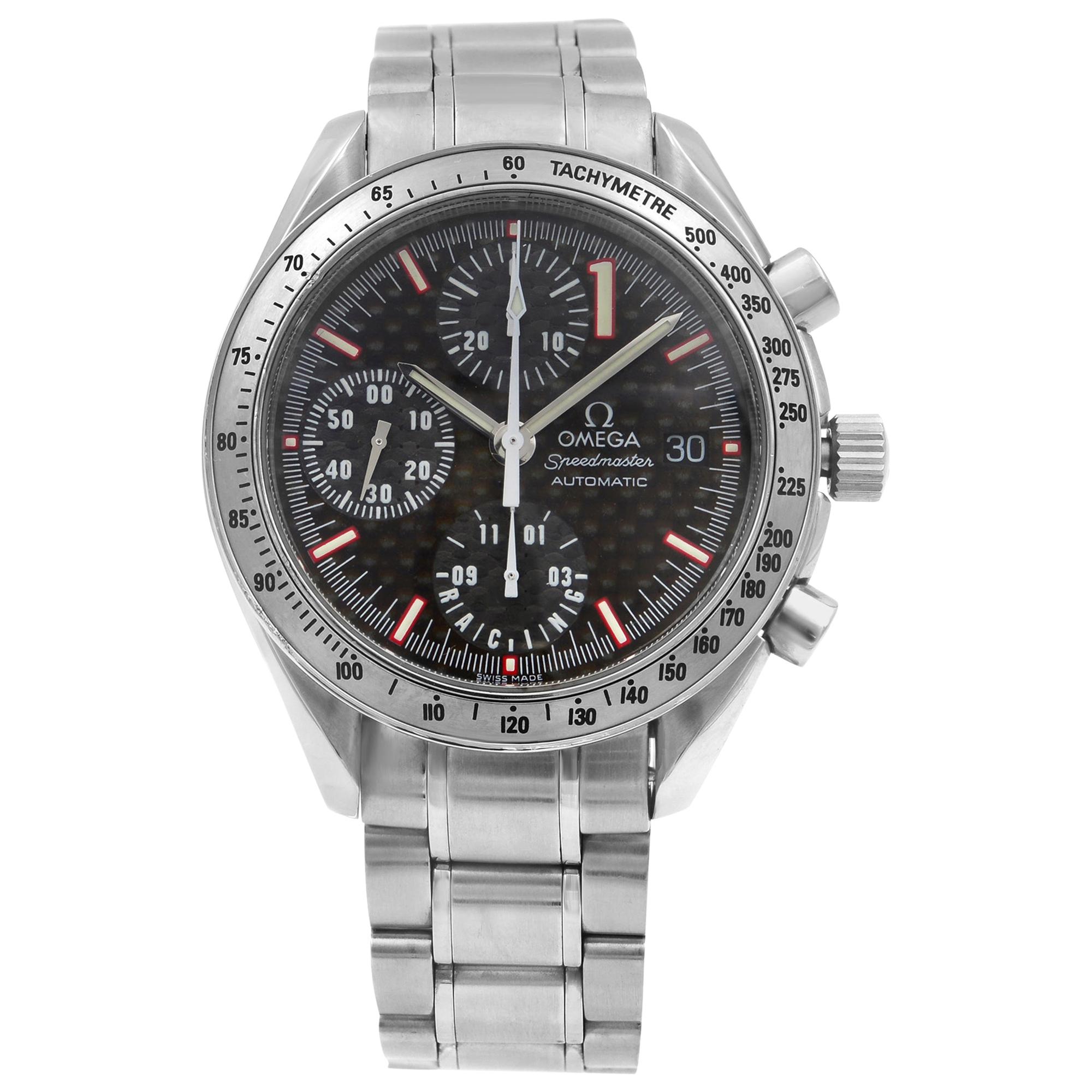 Omega Speedmaster Michael Schumacher Black Steel Automatic Mens Watch 3519.50.00