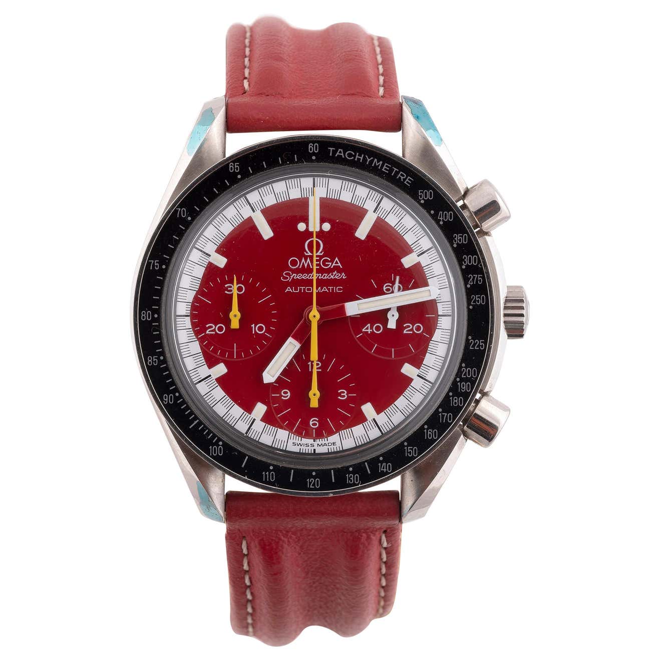 Omega Speedmaster Michael Schumacher Red at 1stDibs | omega speed ...