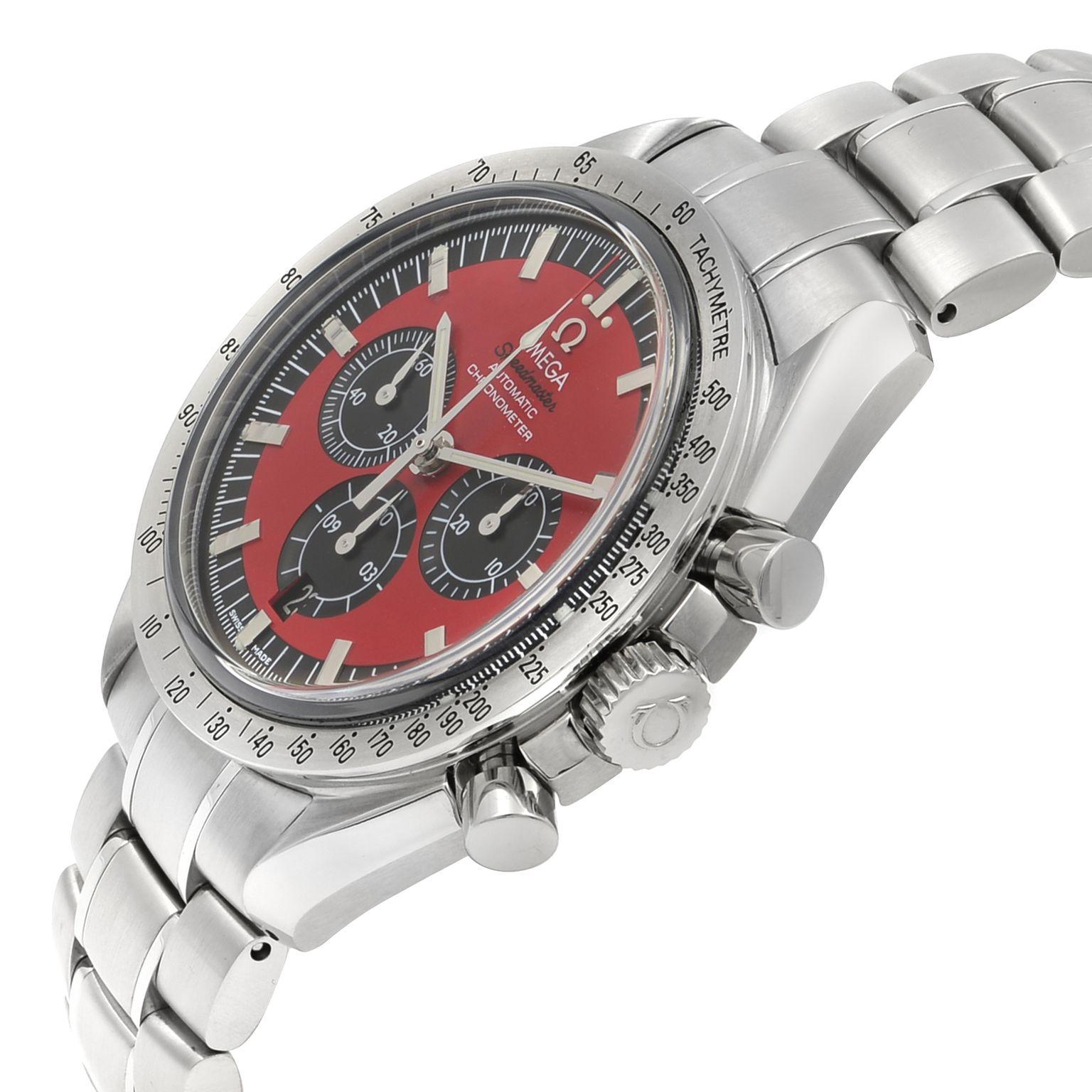 omega schumacher red