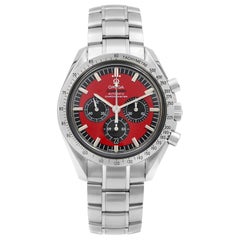 Omega Speedmaster Michael Schumacher The Legend - Montre pour homme à cadran rouge 3506.61.00