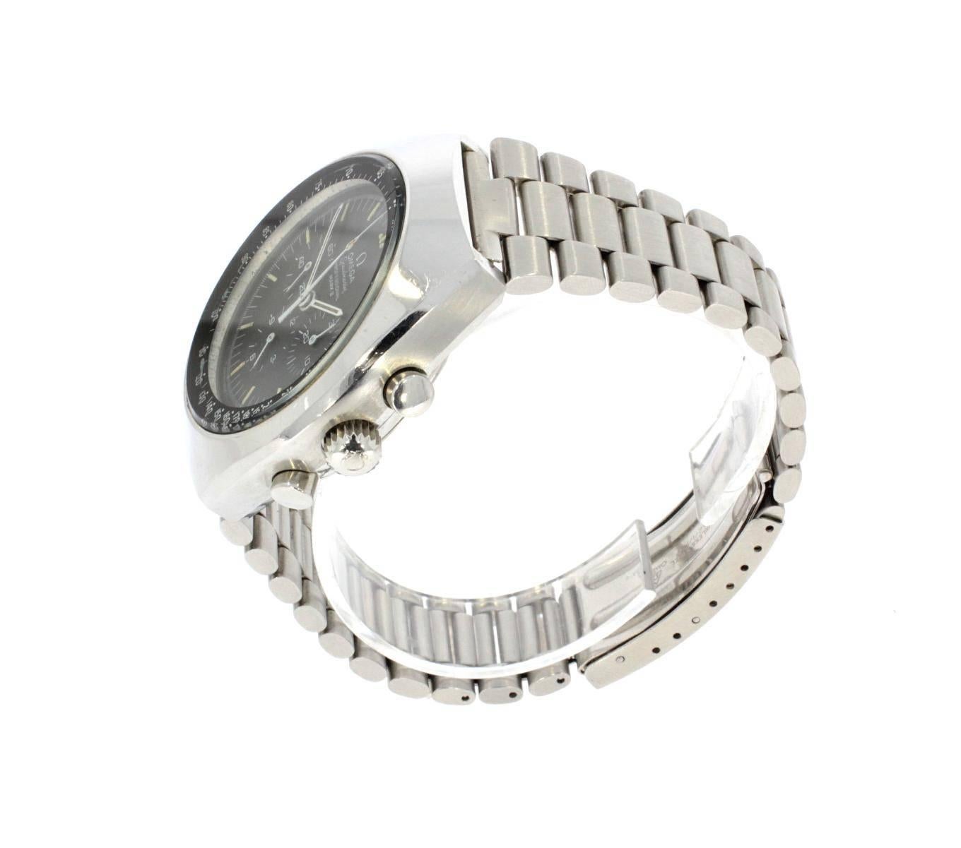 Omega Speedmaster Mk2 145.014 Steel Wristwatch In Good Condition For Sale In Epsom, Surrey
