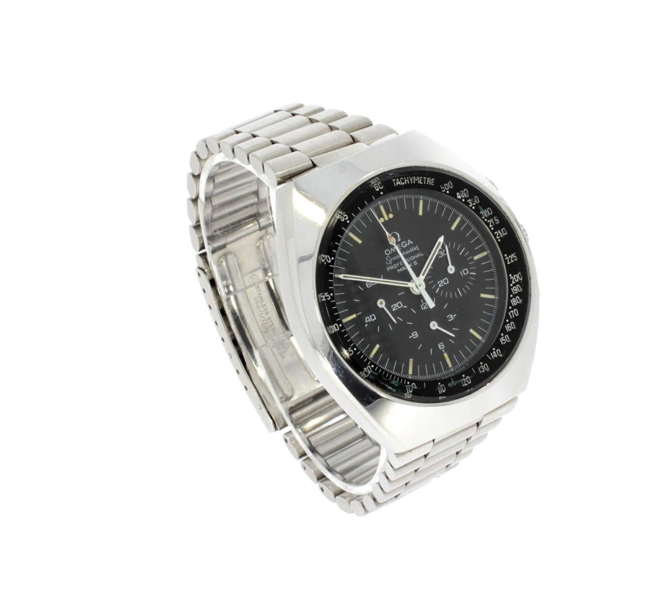 Omega Speedmaster Mk2 145.014 Steel Wristwatch For Sale 4