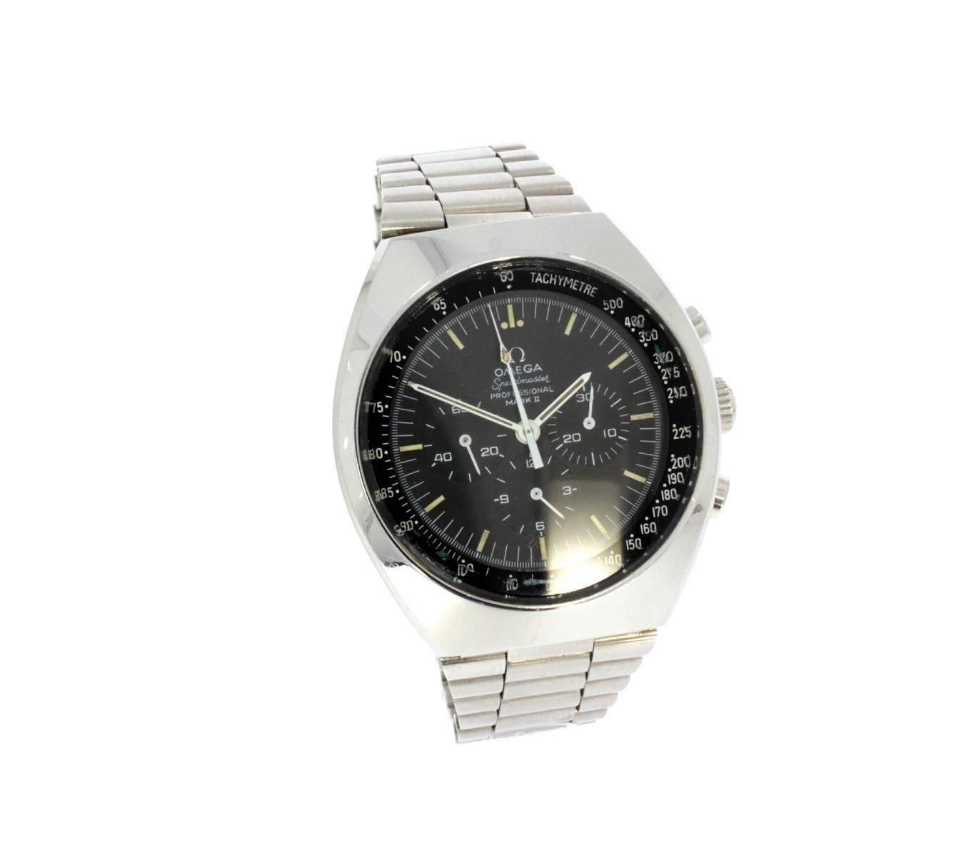 Omega Speedmaster Mk2 145.014 Steel Wristwatch For Sale 5