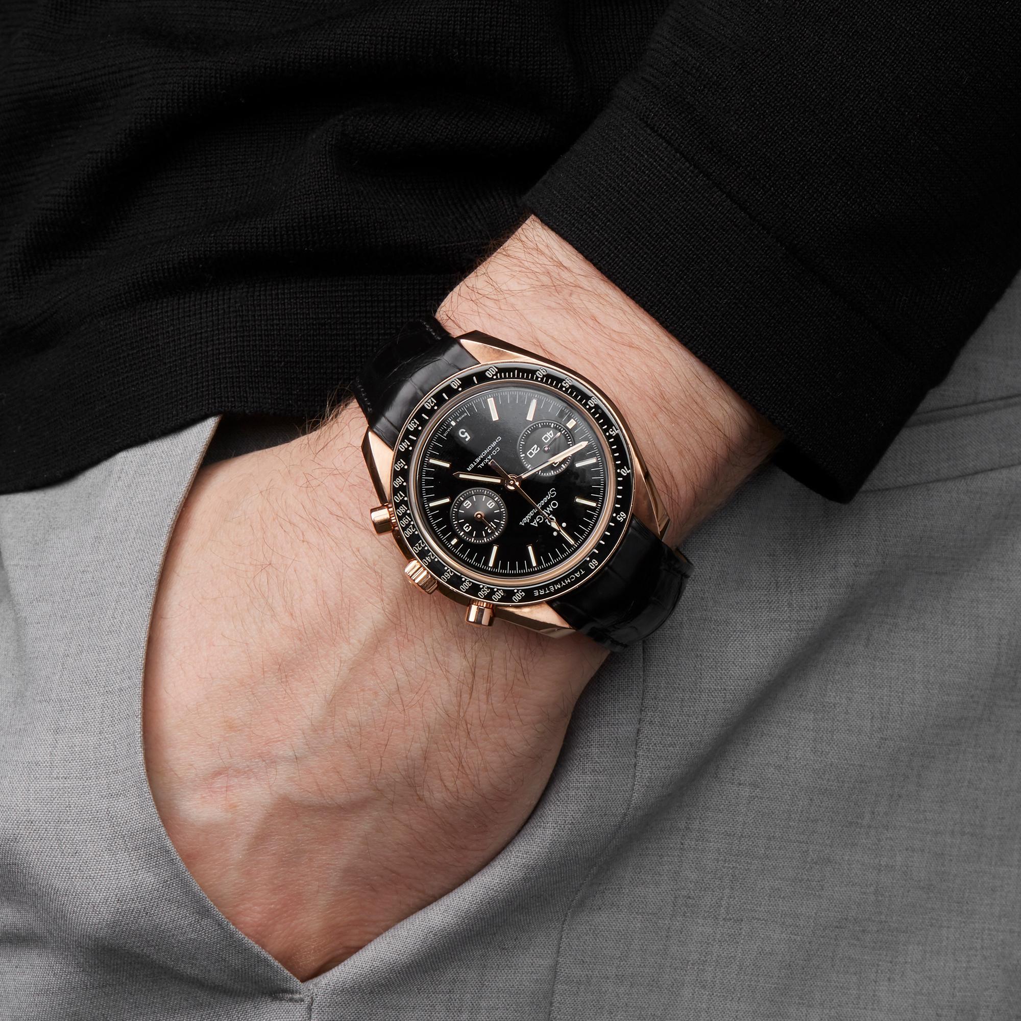 Omega Speedmaster Moon Watch 18K Rose 