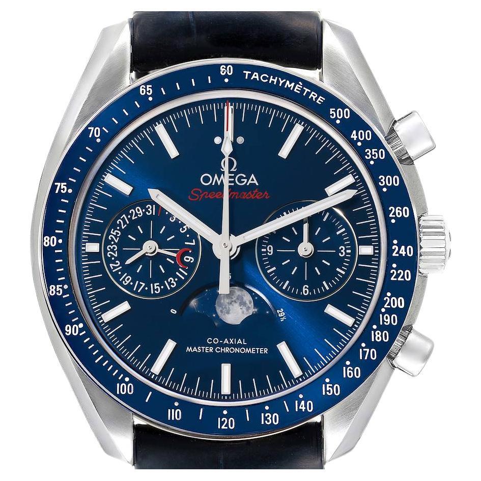 Omega Speedmaster Moonphase Chronograph Watch 304.33.44.52.03.001 Box Card