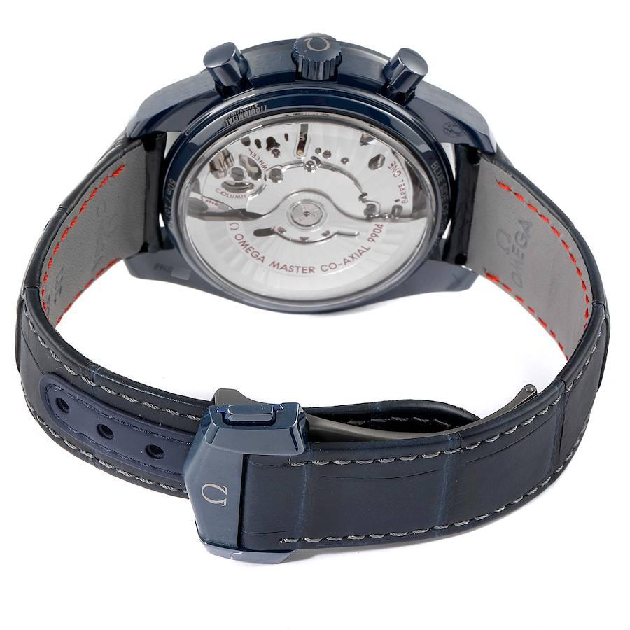 Omega Speedmaster Moonphase Chronograph Uhr 304.93.44.52.03.001 Ungetragen im Angebot 3