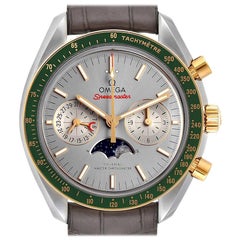 Omega Speedmaster Moonphase Steel Yellow Gold 304.23.44.52.06.001 Box Card