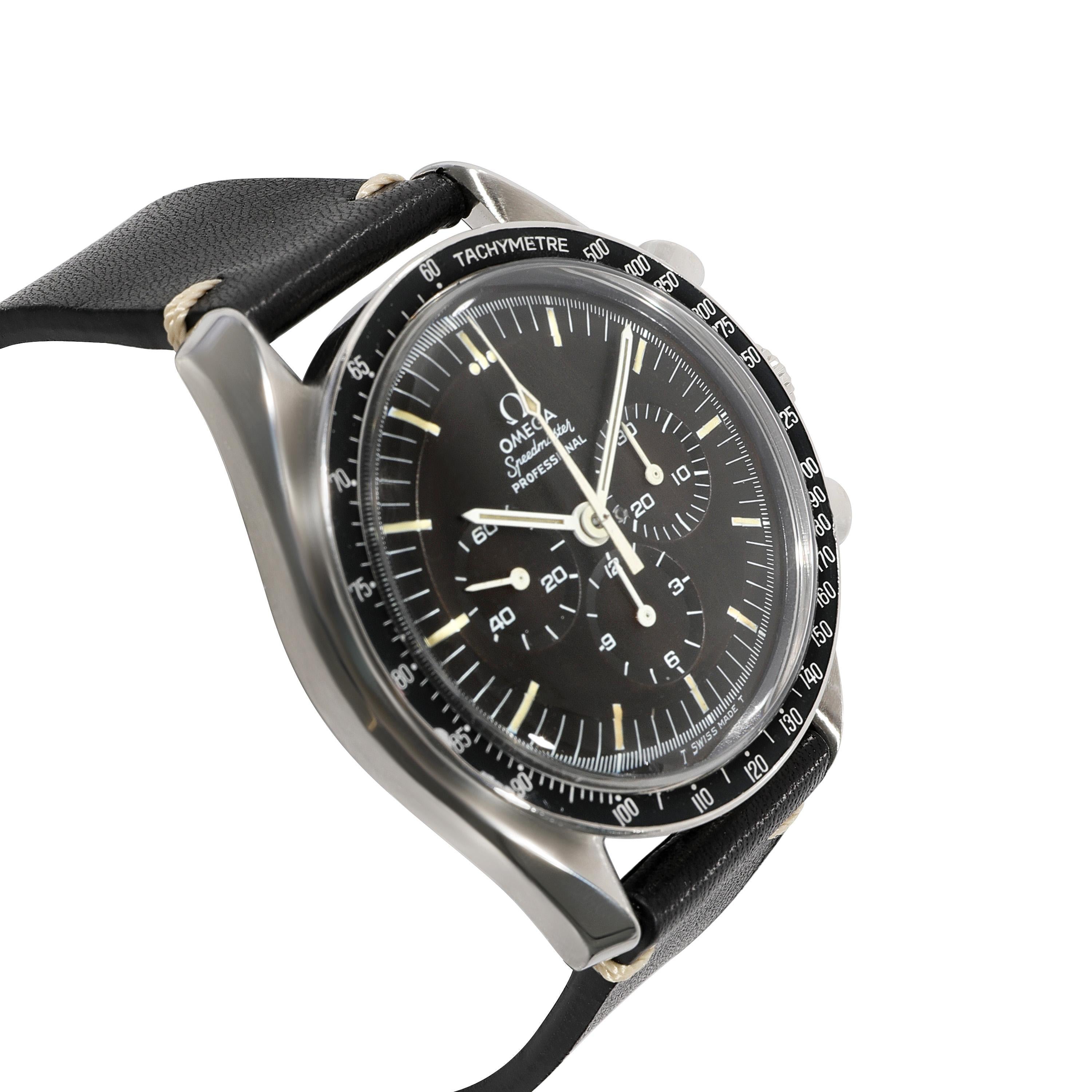 Omega Speedmaster Monduhr 145.022-69 Herrenuhr aus Edelstahl im Zustand „Hervorragend“ in New York, NY