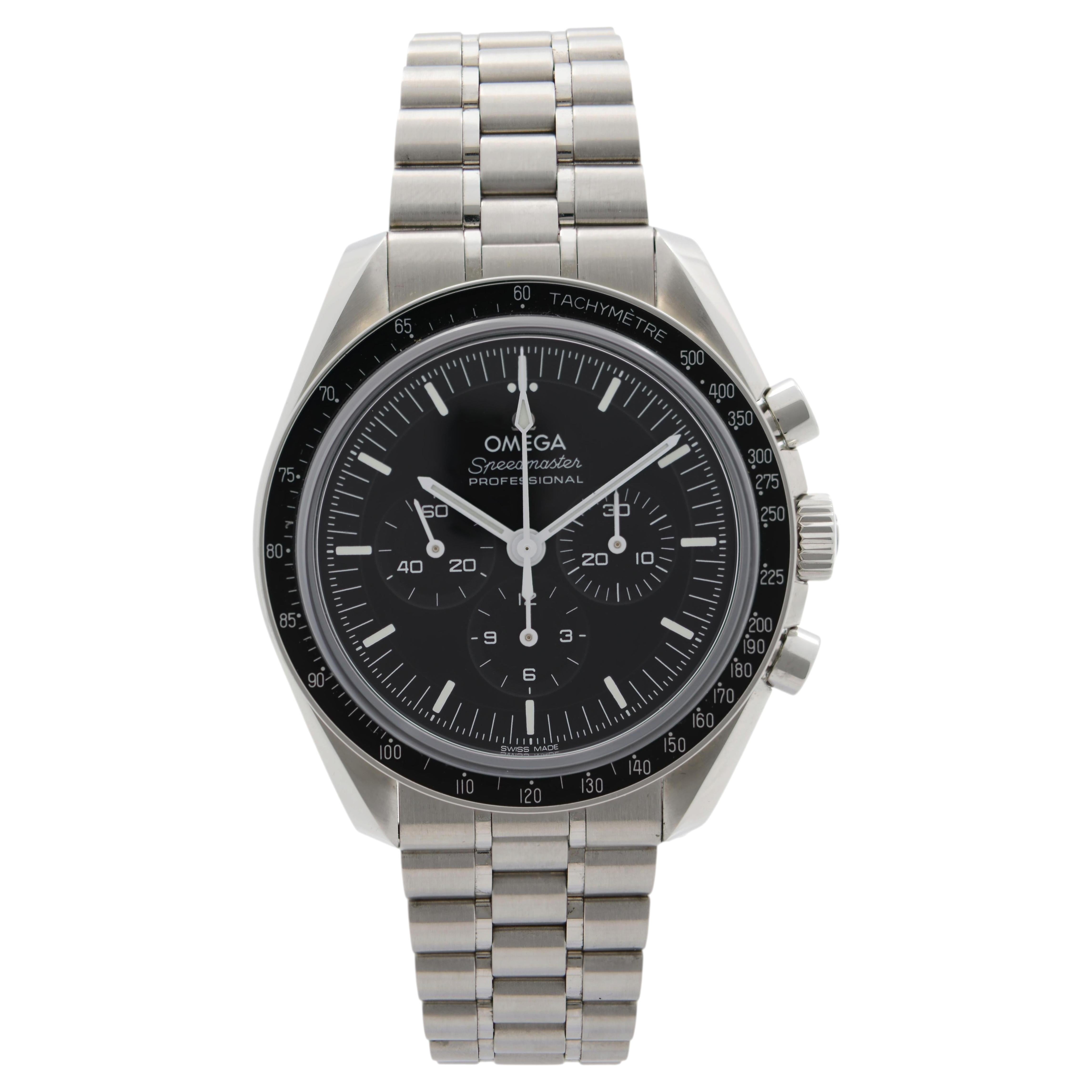 Omega Speedmaster Moonwatch 42mm Steel Black Dial Watch 310.30.42.50.01.002