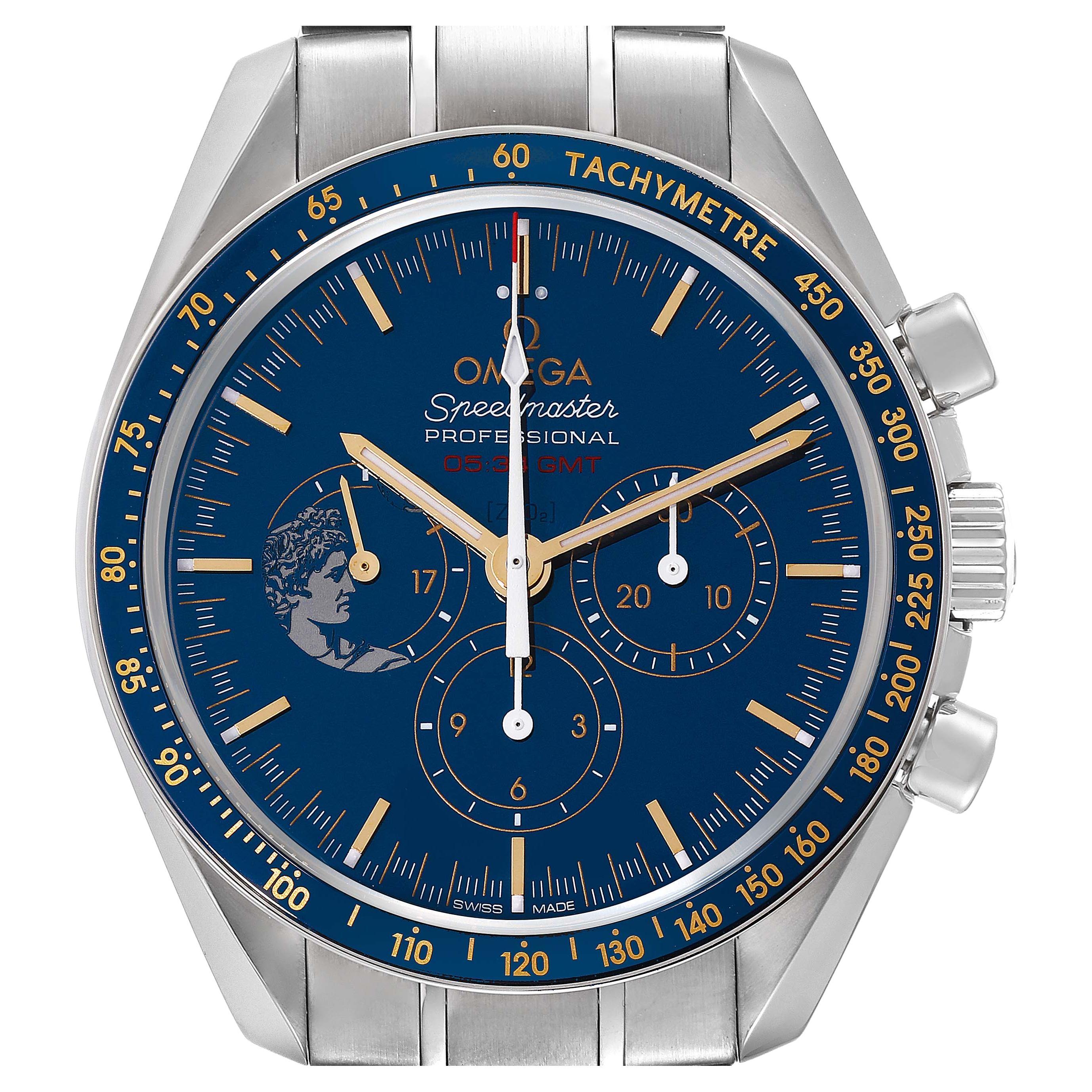 Omega Speedmaster Moonwatch Apollo 17 LE Mens Watch 311.30.42.30.03.001 Card