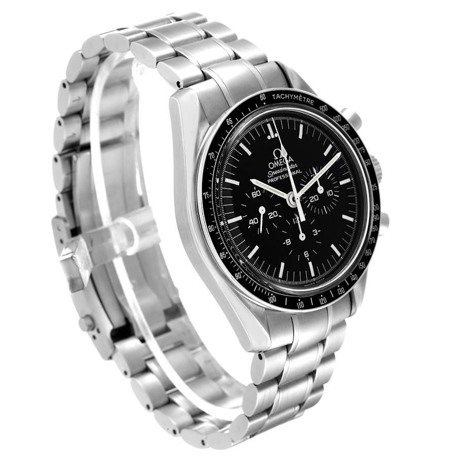 Omega Speedmaster MoonWatch Chronograph Black Dial Mens Watch 3570.50.00 In Excellent Condition For Sale In Atlanta, GA