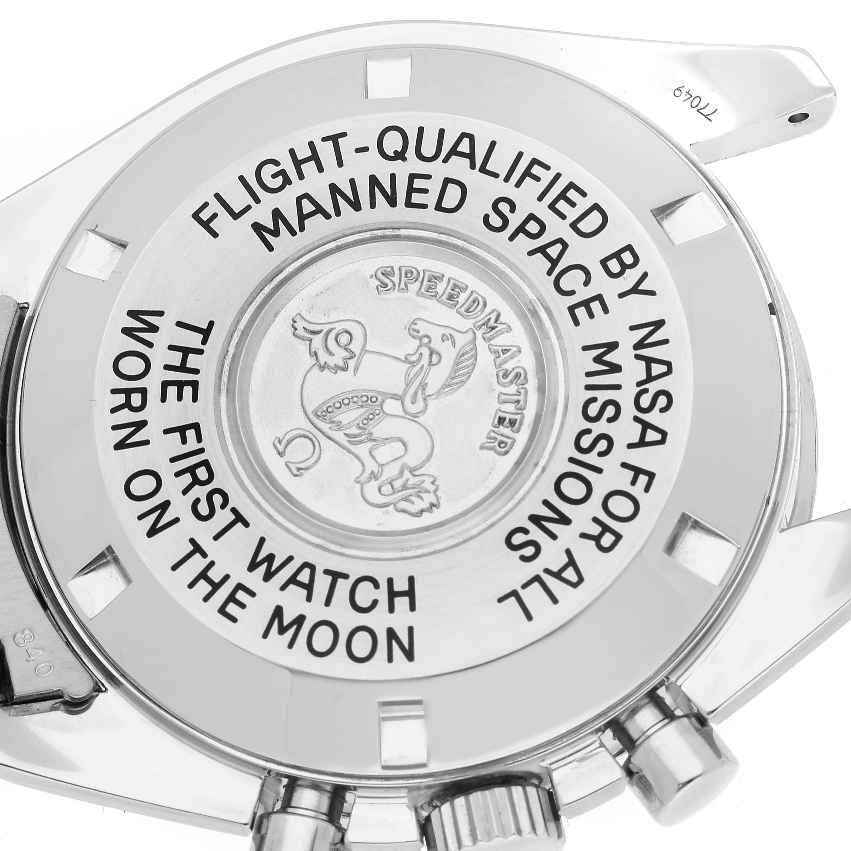 Omega Speedmaster MoonWatch Chronograph Black Dial Steel Mens Watch 3570.50.00 2