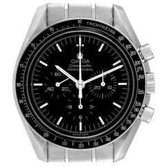 Omega Speedmaster MoonWatch Chronograph Black Dial Steel Mens Watch 3570.50.00