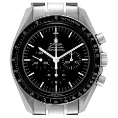 Omega Speedmaster Moonwatch Chronograph Black Dial Watch 3570.50.00 Box Card